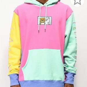 2.0 signature Colorblock Hoodie from RIPNDIP x Teddy Fresh.